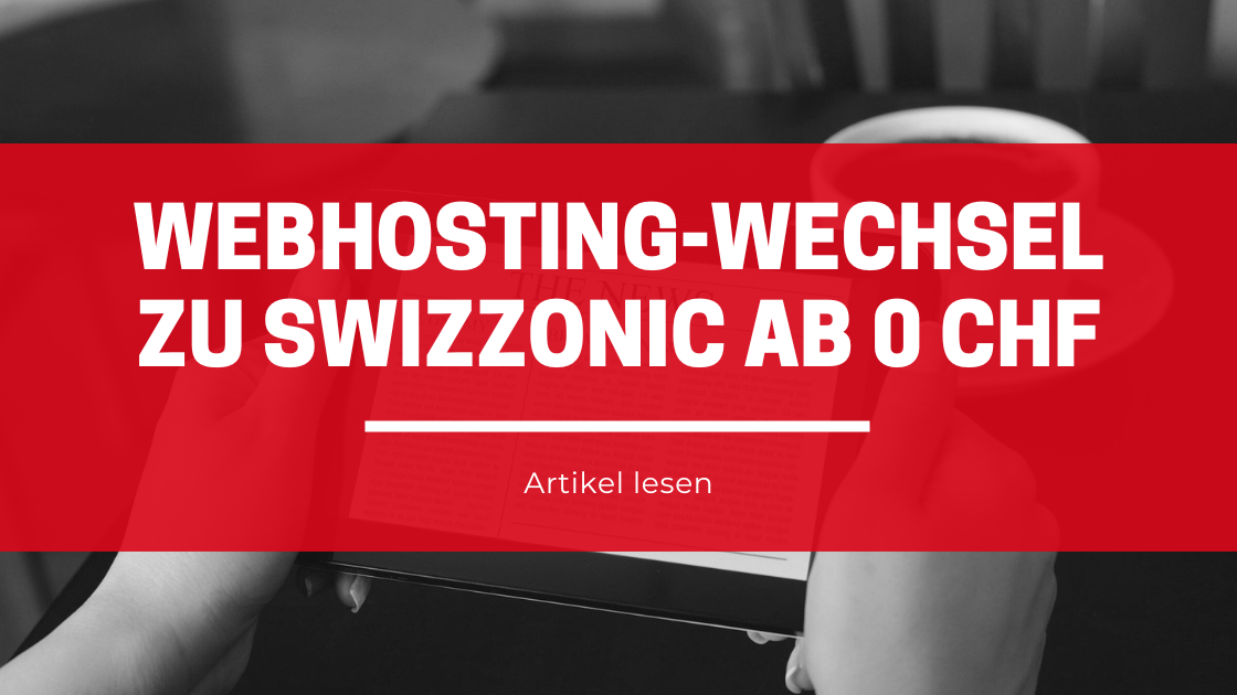 Webhosting-Wechsel zu Swizzonic