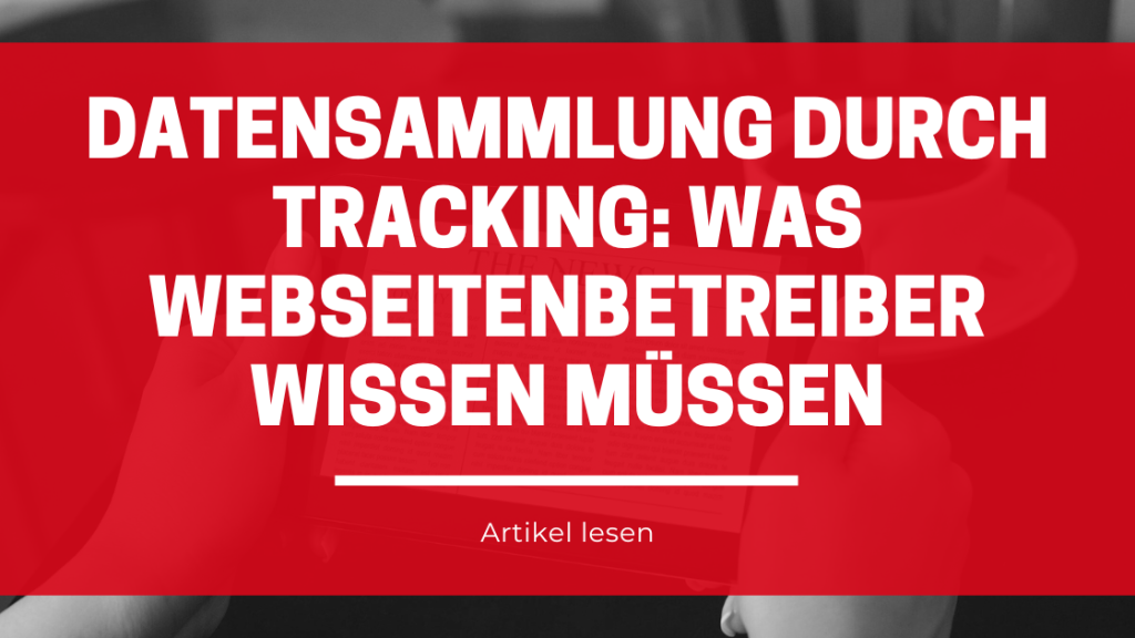 Datensammlung durch Tracking