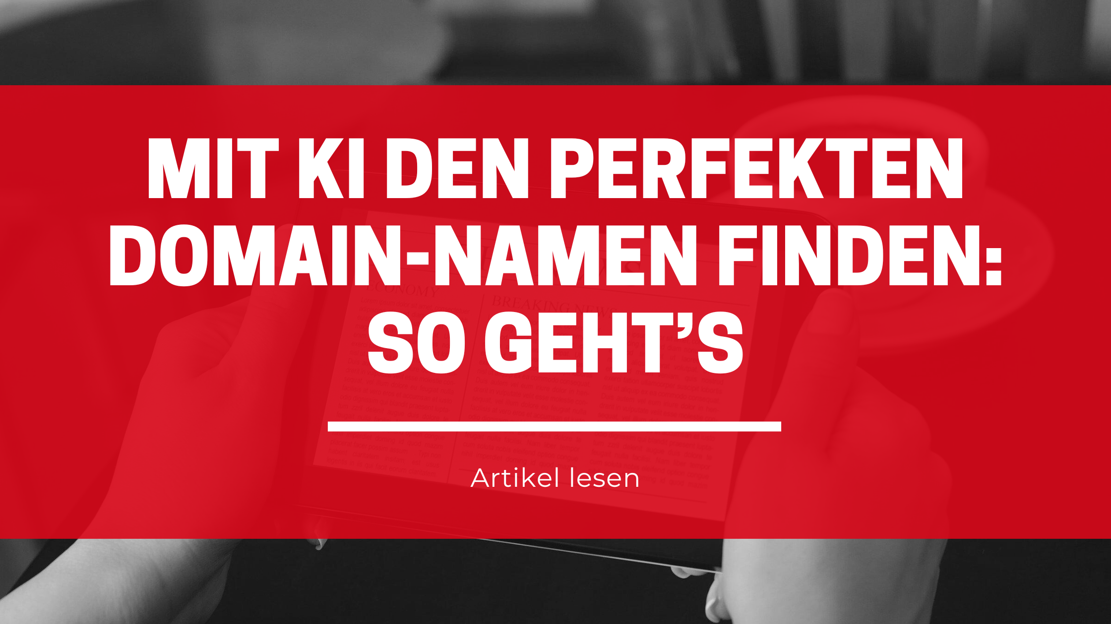 Mit KI den perfekten Domain-Namen finden: So geht’s