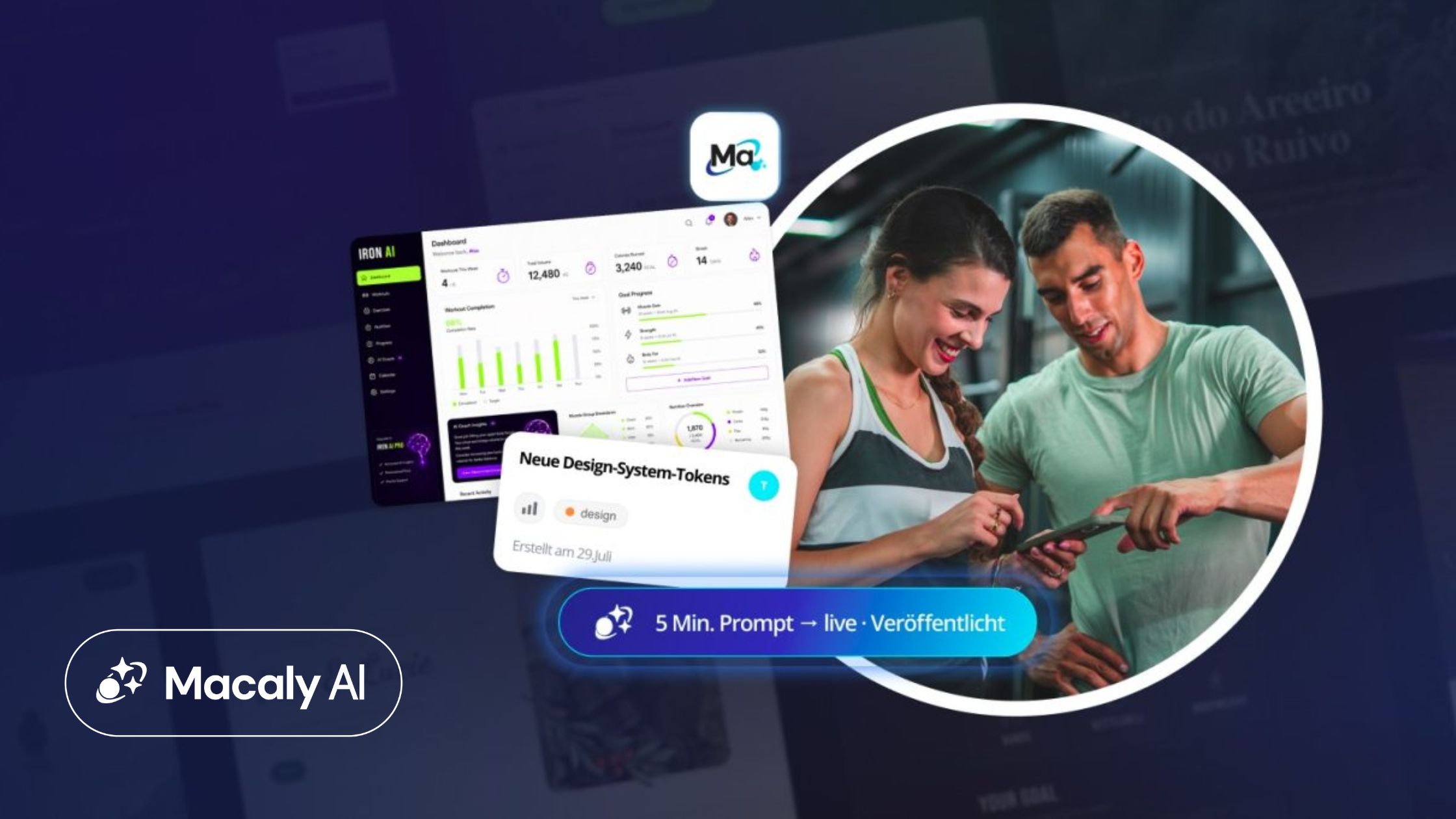 Macaly AI: Erstellen Sie Webseiten und Apps mit künstlicher Intelligenz